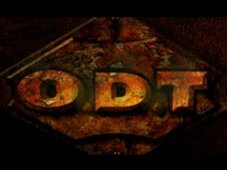 O.D.T. title screen for Playstation
